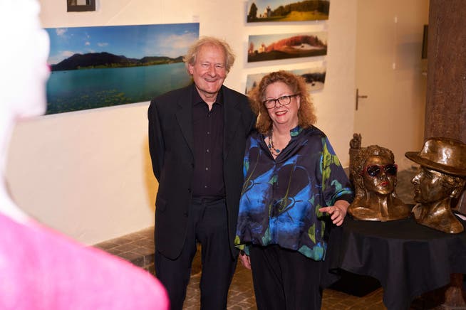 Annemarie Waibel und Martin Kaspar Bachmann freuen sich über Besucher.