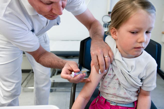 Noch ist in der Schweiz die Corona-Impfung für Kinder unter 12 Jahren nicht erlaubt.