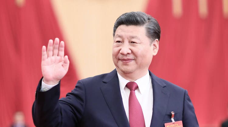Der chinesische Präsident Xi Jinping traf sich mit Delegierten am 19. National Congress der Kommunistischen Partei. (Imago)