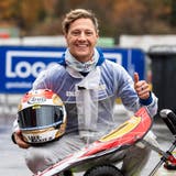 Supersport-Weltmeister Dominique Aegerter auf der Kartbahn in Lyss. (Valentin Hehli / MAN)