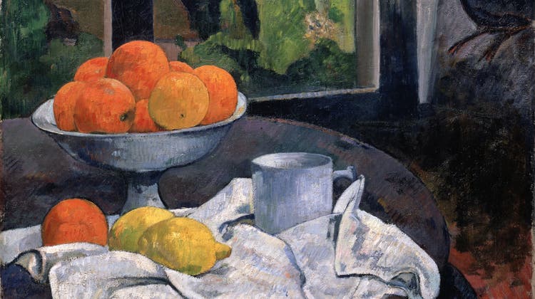 Paul Gauguin malte das «Stillleben mit Früchteschale und Zitronen» um 1889/90. Öl auf Leinwand, 50 × 60 cm. Es kam 1907 in die Villa Langmatt in Baden. (Bild: Museum Langmatt / Baden)
