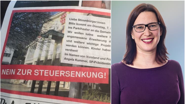 Das Inserat der SP im «Grenchner Stadt-Anzeiger». (at.)