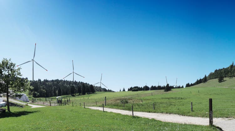 Windpark Obergrenchenberg – «Windkraft Grenchen». (zvg)