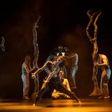 Tranceartige Bewegungen mit kraftvoller Energie: Szene aus der Choreografie «Umoya» des Südafrikaners Mthuthuzeli November. (Bild: Caroline Minjolle)