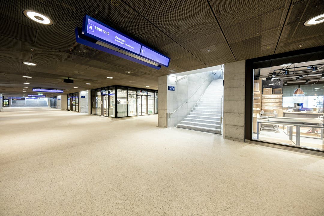 Die neue Unterführung beim Bahnhof Winterthur wird am Sonntag eröffnet.
