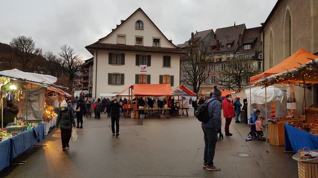Knapp 2000 Personen besuchten den Badener Adventsmarkt.