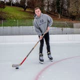 Auf dem Eis ist Liam Millar noch in der Übungsphase. Auf dem Rasen wird er für den FC Basel immer wichtiger. (Nicole Nars-Zimmer)