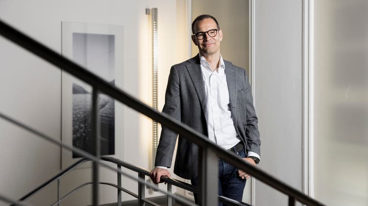 Axpo-Chef Christoph Brand lenkt von Baden aus seine Auslandsinvestitionen. (Severin Bigler / ©)
