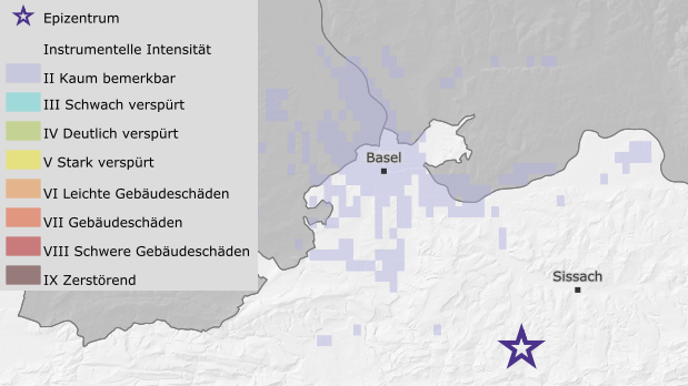 Das Erdbeben südlich von Liestal in der Nacht auf Samstag war im Grossraum Basel und Jurasüdfuss deutlich zu spüren.