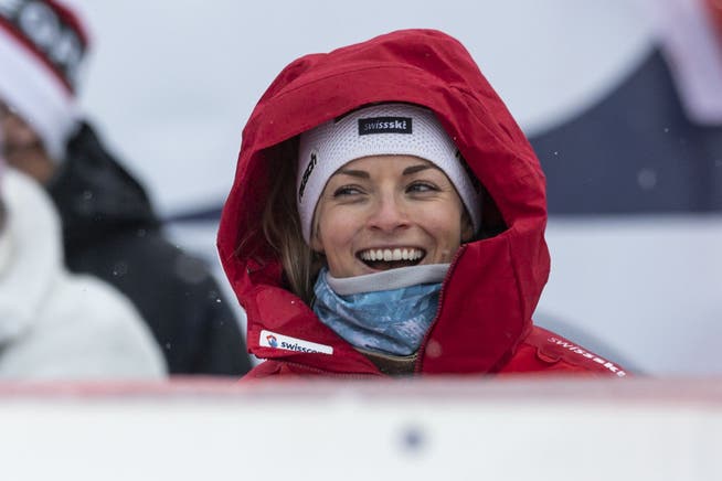 Lara Gut-Behrami feiert in St. Moritz ihren 33. Weltcupsieg. 