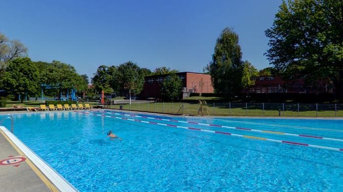 Das Lernschwimmbecken soll vergrössert werden im Freibad Auhof. (zvg)