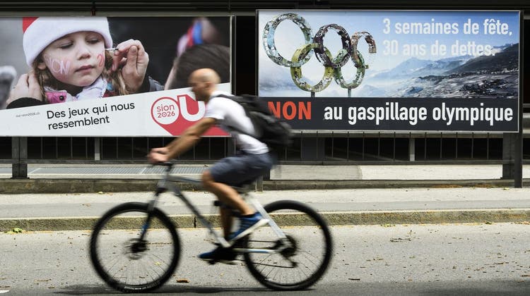 Am Ende hatten beim letzten Schweizer Olympiaprojekt «Sion 2026» die Gegner die besseren Argumente. (Keystone)