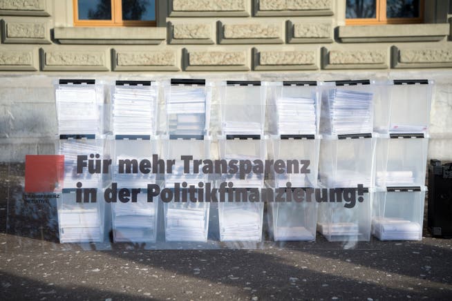 Den Ausschlag zur jetzigen Regelung gab die Transparenz-Initiative.