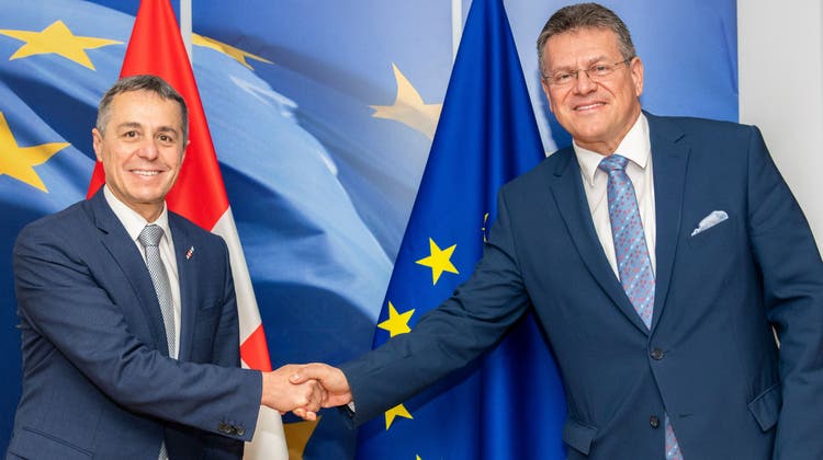 Aussenminister Ignazio Cassis hat für sein nächstes Treffen mit EU-Kommissar Maros Sefcovic einen Vorschlag parat. (Lukasz Kobus)