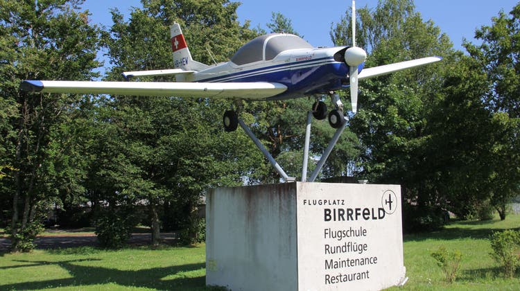 Der Flugplatz Birrfeld wurde 1937 gegründet und liegt auf Lupfiger Boden. (Claudia Meier (29. Juli 2021))