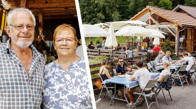 Ernst und Elsbeth Lanz übergeben den Berghof Montpelon Ende Jahr an ihre Enkelin Noemi Jaus. (Patrick Lüthy)