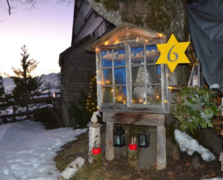 Weihnachtliche Stimmung in der Seewis 332, Wildhaus. 