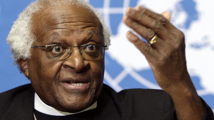 Bürgerrechtler Desmond Tutu bei der UNO: Der Nobelpreisträger widmete sein Leben dem Kampf gegen Rassismus. (Salvatore Di Nolfi / KEYSTONE)