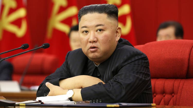 Seit 10 Jahren auf dem Diktatoren-Sessel in Pjöngjang: Kim Jong Un regiert das verarmte Nordkorea mit eiserner Faust. (Keystone)