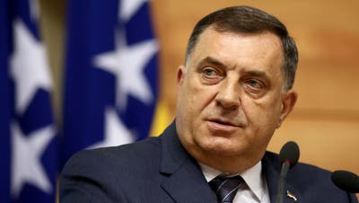 Milorad Dodik im Interview mit Reporterin Carolina Drüten: Der bosnische Serbenführer heizt einen neuen Konflikt auf dem Balkan an. (Carolina Drüten)