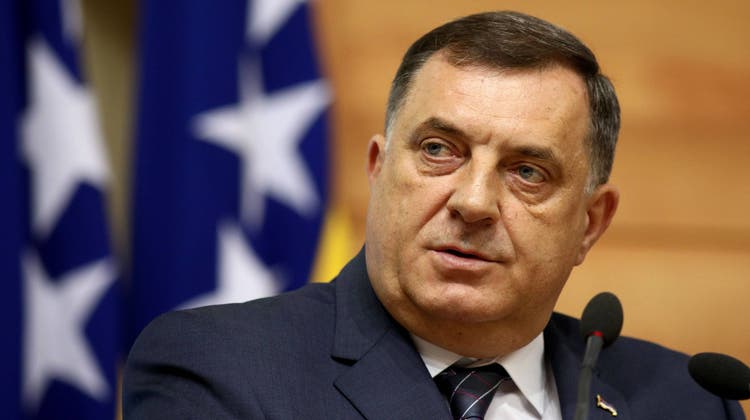 Milorad Dodik im Interview mit Reporterin Carolina Drüten: Der bosnische Serbenführer heizt einen neuen Konflikt auf dem Balkan an. (Carolina Drüten)