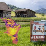 So haben die Ostschweizer Gemeinden in diesem Jahr abgestimmt
