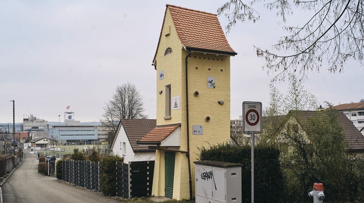 Der Transformatorenturm in Frenkendorf dienst als Nistplatz für aussterbende Vögel und Insekten. (Roland Schmid)