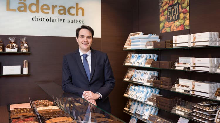 Johannes Läderach führt das gleichnamige Glarner Familienunternehmen in dritter Generation. (Gaetan Bally / Keystone (16. März 2018))
