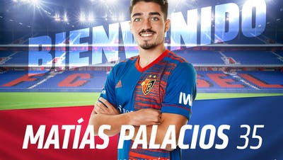 Matías Palacios wird beim FC Basel die Nummer 35 tragen. (FCB)