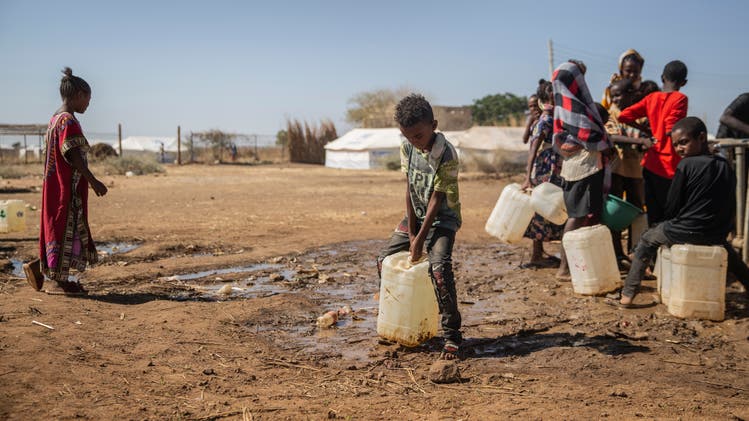 Dreckiges Wasser, kaum zu Essen im Lager Um Rakuba: 60'000 Menschen sind laut dem UNO-Flüchtlingshilfswerk bereits aus Tigray nach Sudan geflohen. 