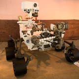 Der Perseverance-Rover vom Jet Propulsion Laboratory (JPL) der Nasa. (Patrick T. Fallon / AFP)