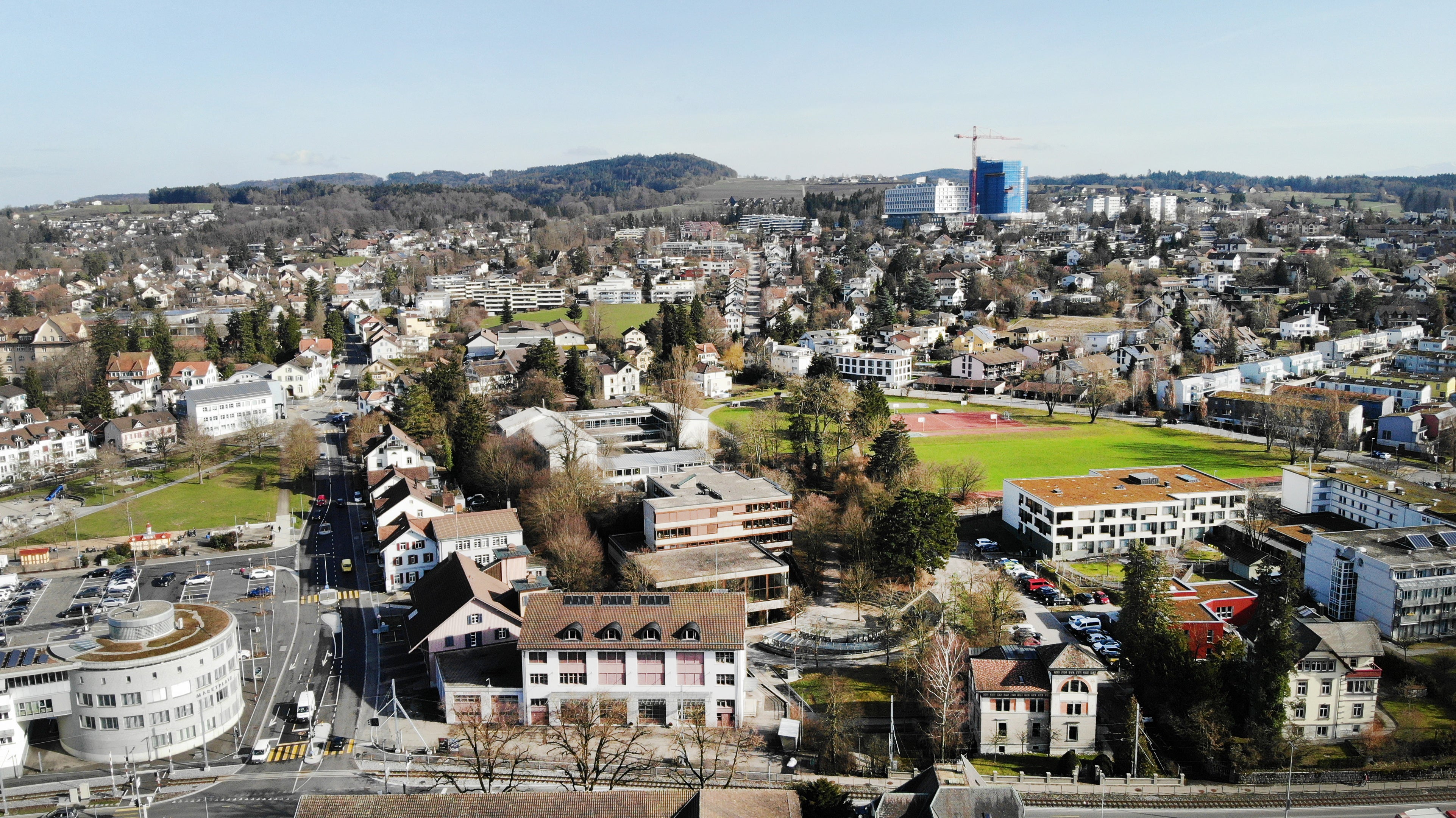 BILDSTRECKE - Drohnenaufnahmen über Frauenfeld