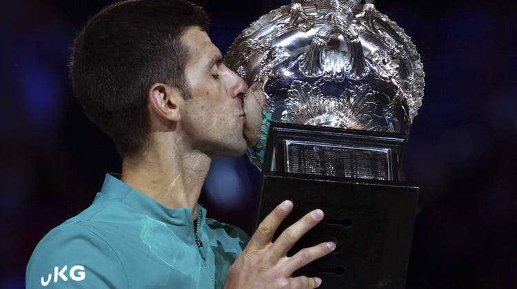 Neunter Sieg in der Rod Laver Arena für Novak Djokovic. (EPA)