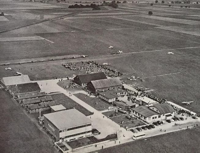 Der Flugplatz, ca. 1950er-Jahre