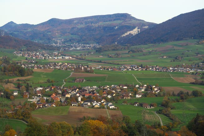 Blick von Herbetswil aus ins Thal nach Balsthal. Die Thaler Gemeinden wählen mehrheitlich am 25. April ihre neuen Gemeinderäte. Zwei haben bereits still gewählt.