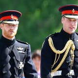 Prinz Harry und Prinz William in Uniform. (Keystone)
