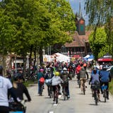 Zehntausende fahren den slowUp Solothurn-Buechibärg. Deshalb musste der Anlass auch für dieses Jahr abgesagt werden. (Hanspeter Bärtschi)