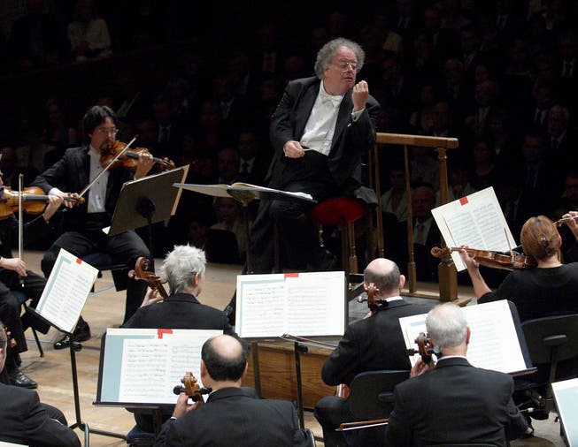 James Levine mit dem Boston Symphony Orchestra am 26.08.2007 im KKL anlässlich des Lucerne Festival.