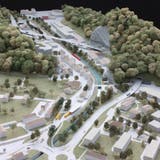 Dieses Modell zeigt, wie die Verkehrsanbindung Thal das Städtchen Klus entlasten soll. Balsthal soll an das Projekt 8 Mio. Franken beisteuern. (zvg)