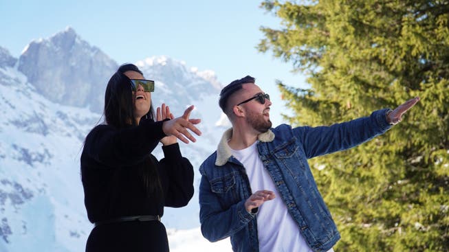 Der Fricktaler Rapper Lepardo bringt am 26. März seine neue Single «Gemeinsam» raus. Mit auf dem Bild: Freschta, die den Hook singt.