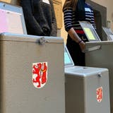 Wahlurnen der Stadt Frauenfeld. (Bild: PD)
