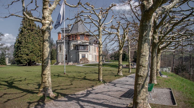 Die Villa Vicovaro im Dreilindenpark. (Bild: Pius Amrein  (Luzern, 19. März 2021))