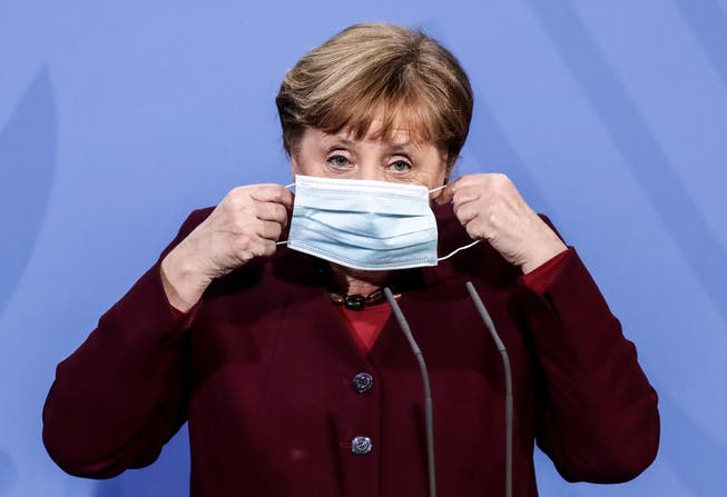 Will den Lockdown aus Angst vor der Virusmutation verlängern und gar verschärfen: Kanzlerin Angela Merkel.