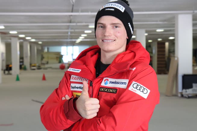 Josua Mettler holt zum zweiten Mal eine Medaille an Schweizer Meisterschaften im Super-G.