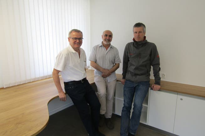 Martin Bläsi, Bero Bergauer und Claudio Cahenzli (v.l.)