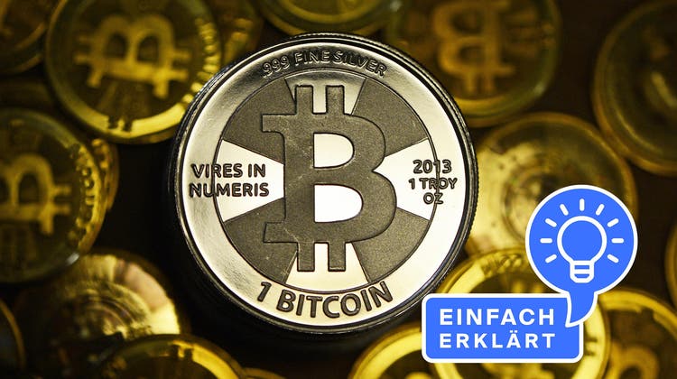 Wie funktioniert die digitale Währung Bitcoin? (Bild: Keystone)