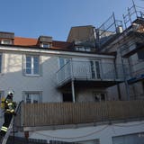 Beim Brand in Niedergösgen in einem Mehrfamilienhaus wurde niemand verletzt. (Kapo So)