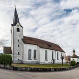 Kirche St.Ulrich und die Kapelle St.Nepomuk. (Bild: Nik Roth (25. Februar 2020))