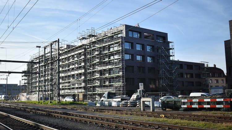 Die Überbauung Furnierwerk in Rheinfelden sieht 155 Wohnungen vor. (Nadine Böni (13. November 2020))