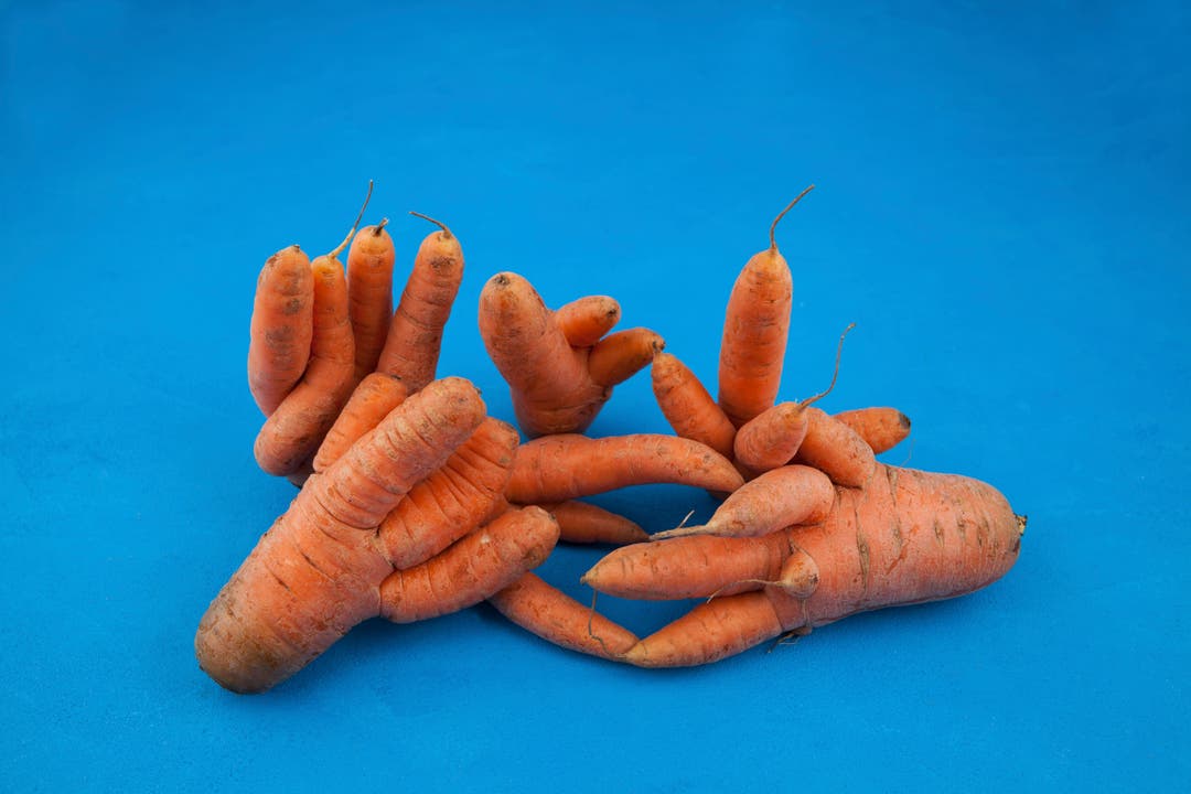 Krumme Karotten? Werden eher zu Säften verarbeitet. 